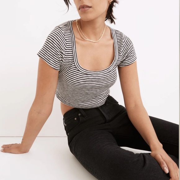 Bundle: Perfect Madewell Cropped Basic Tees - Picture 8 of 10